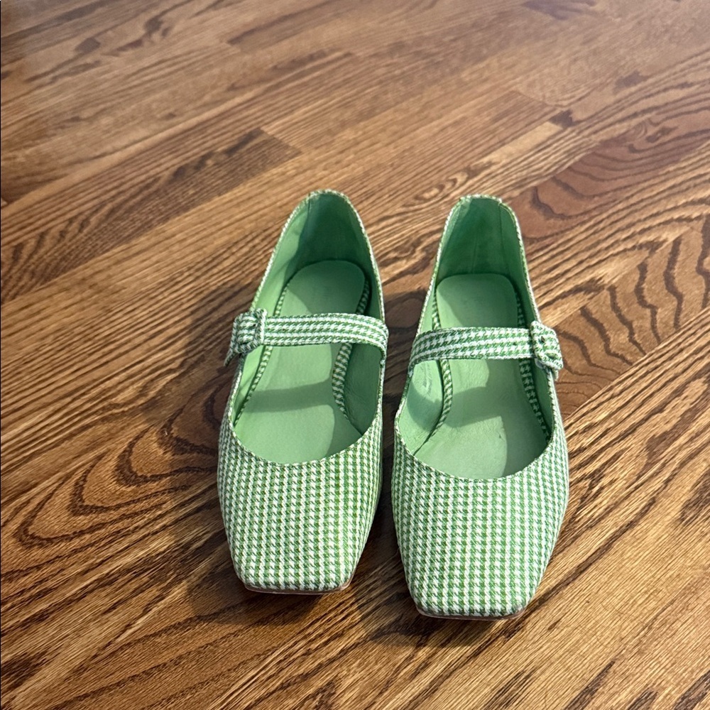 Green Mary Jane Shoes Jeffrey Campbell x Anthropologie